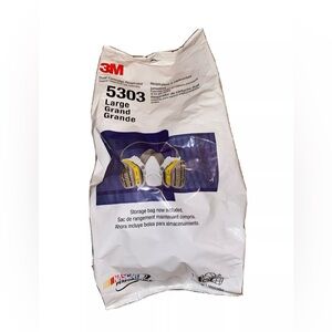 3M 5303 Half Face Dual Cartridge Respirator - Large - Brand New